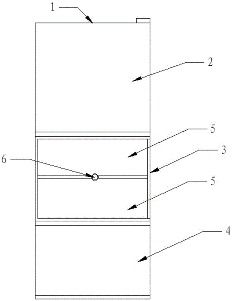 Intelligent control system and method for temperature varying chamber of three-door refrigerator and three-door refrigerator