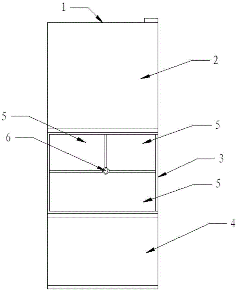 Intelligent control system and method for temperature varying chamber of three-door refrigerator and three-door refrigerator