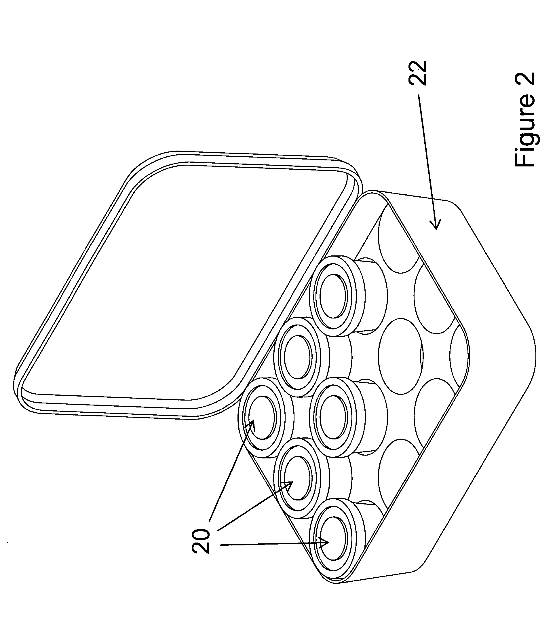 Dietary health food composition, package and method of use