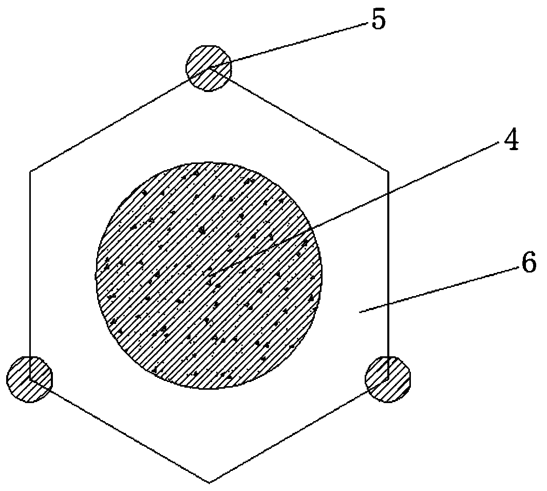 Existing pile foundation strengthening method based on grout control