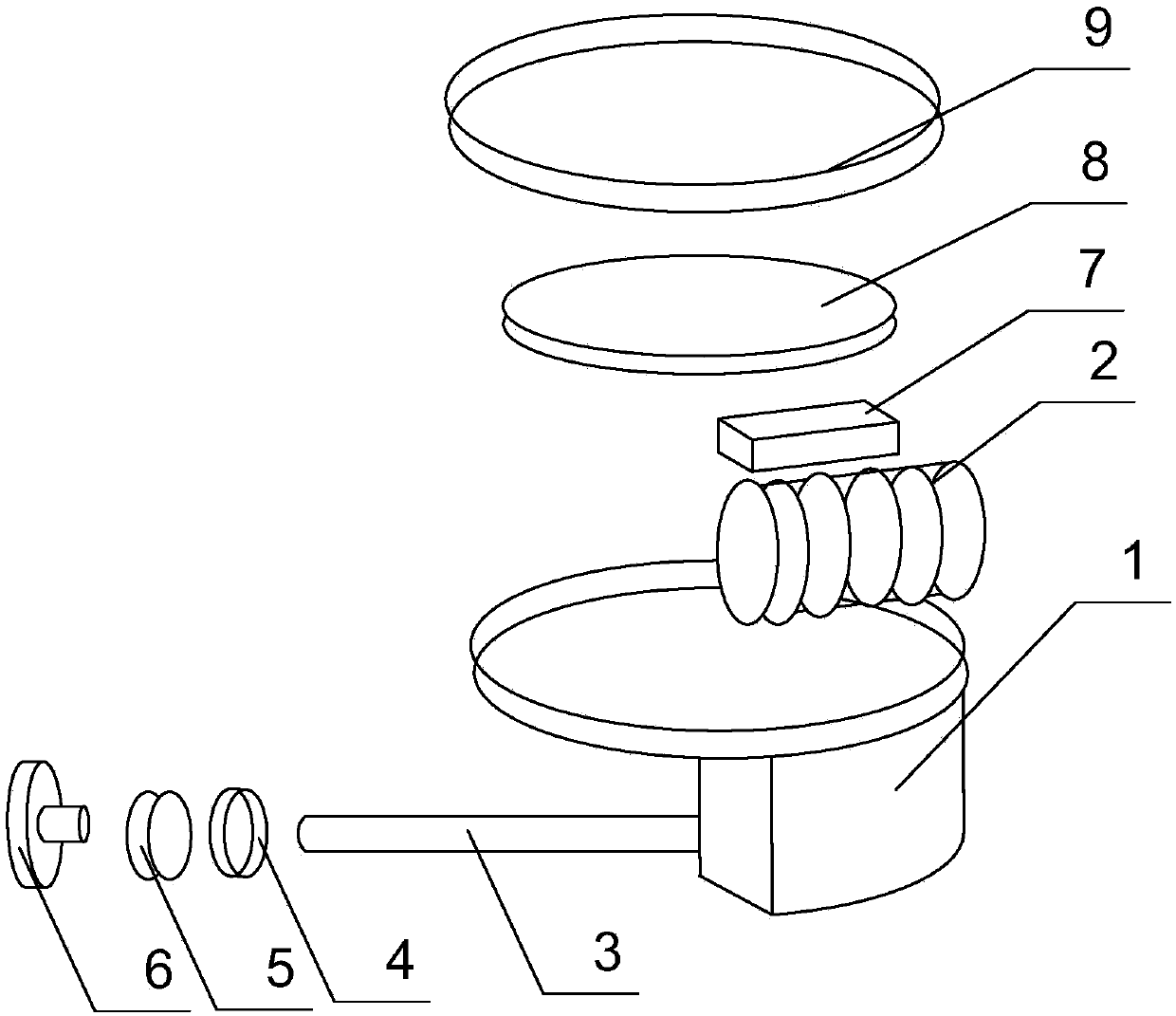 Intelligent four-digit direct reading wireless header