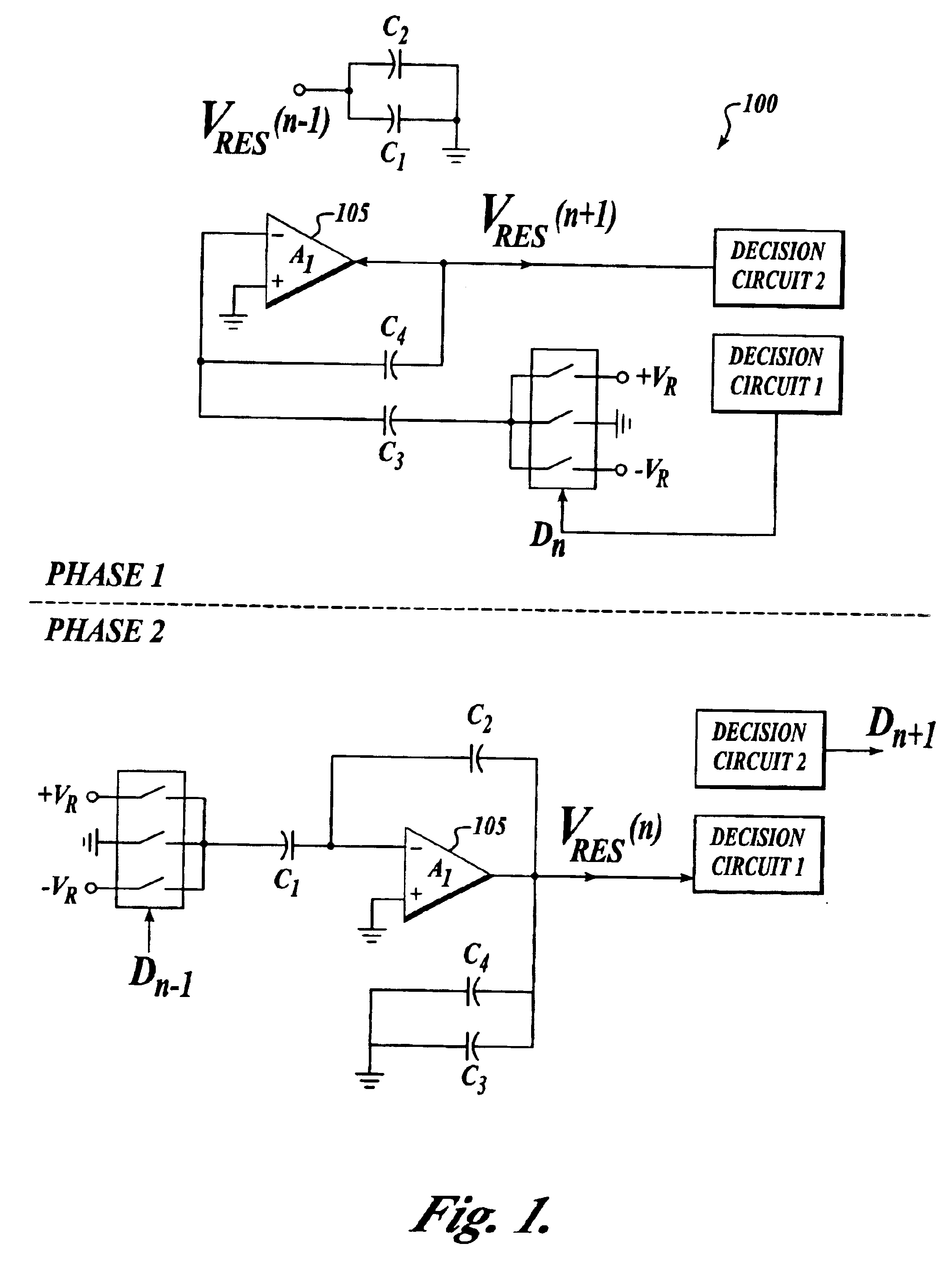 1/f noise, offset-voltage charge injection induced error cancelled op-amp sharing technique