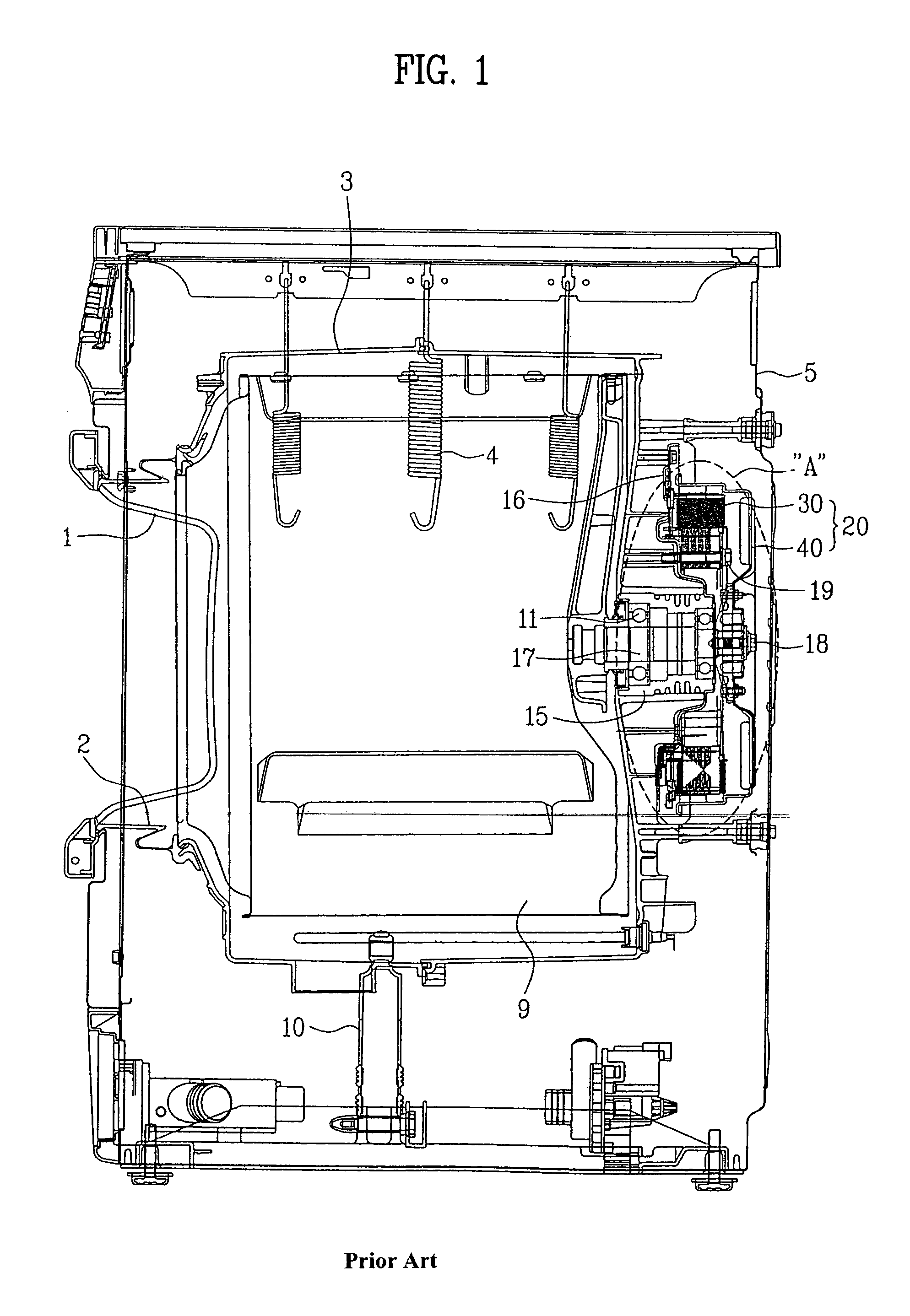 BLDC motor for washing machine