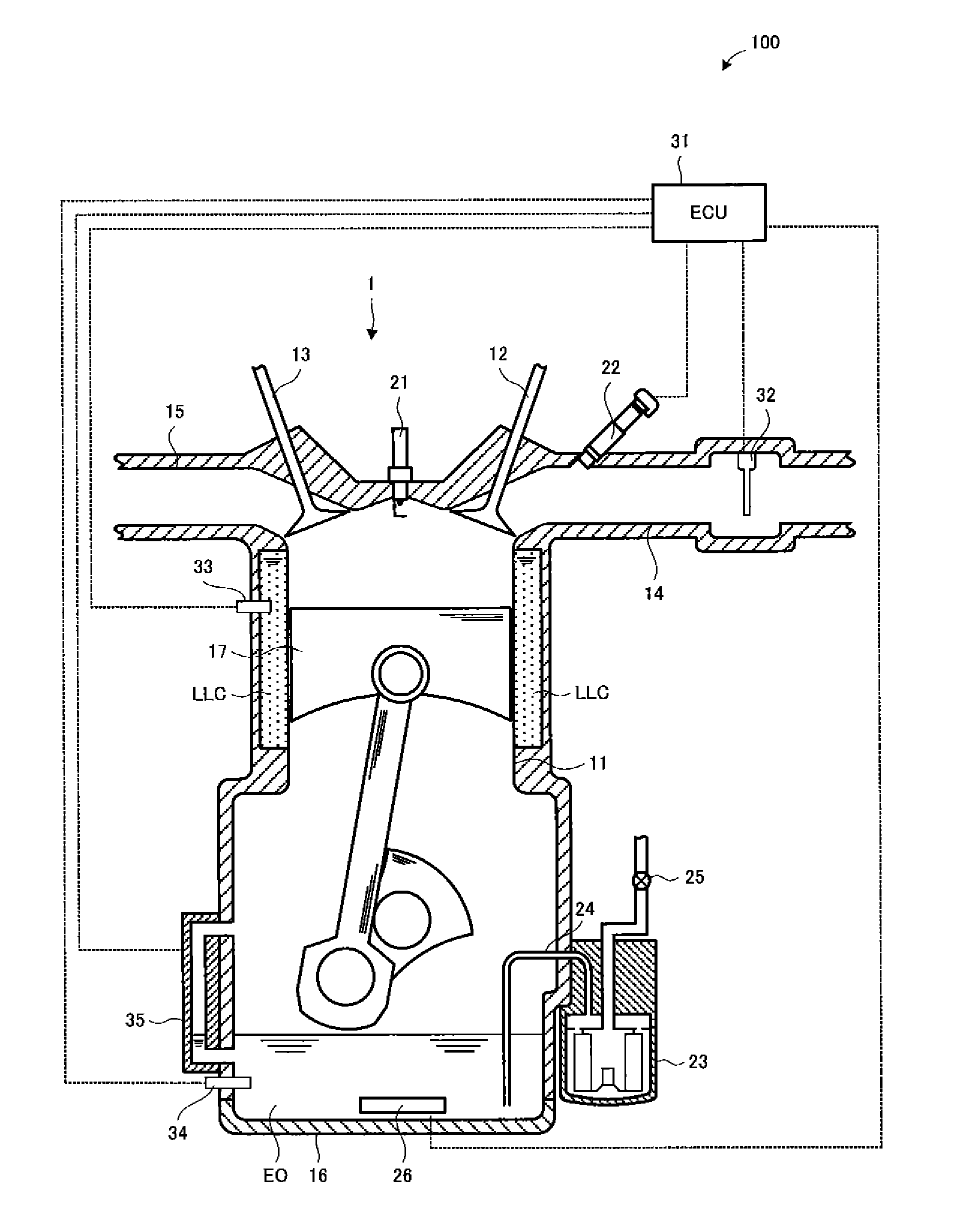 Oil dilution inhibiting apparatus and method