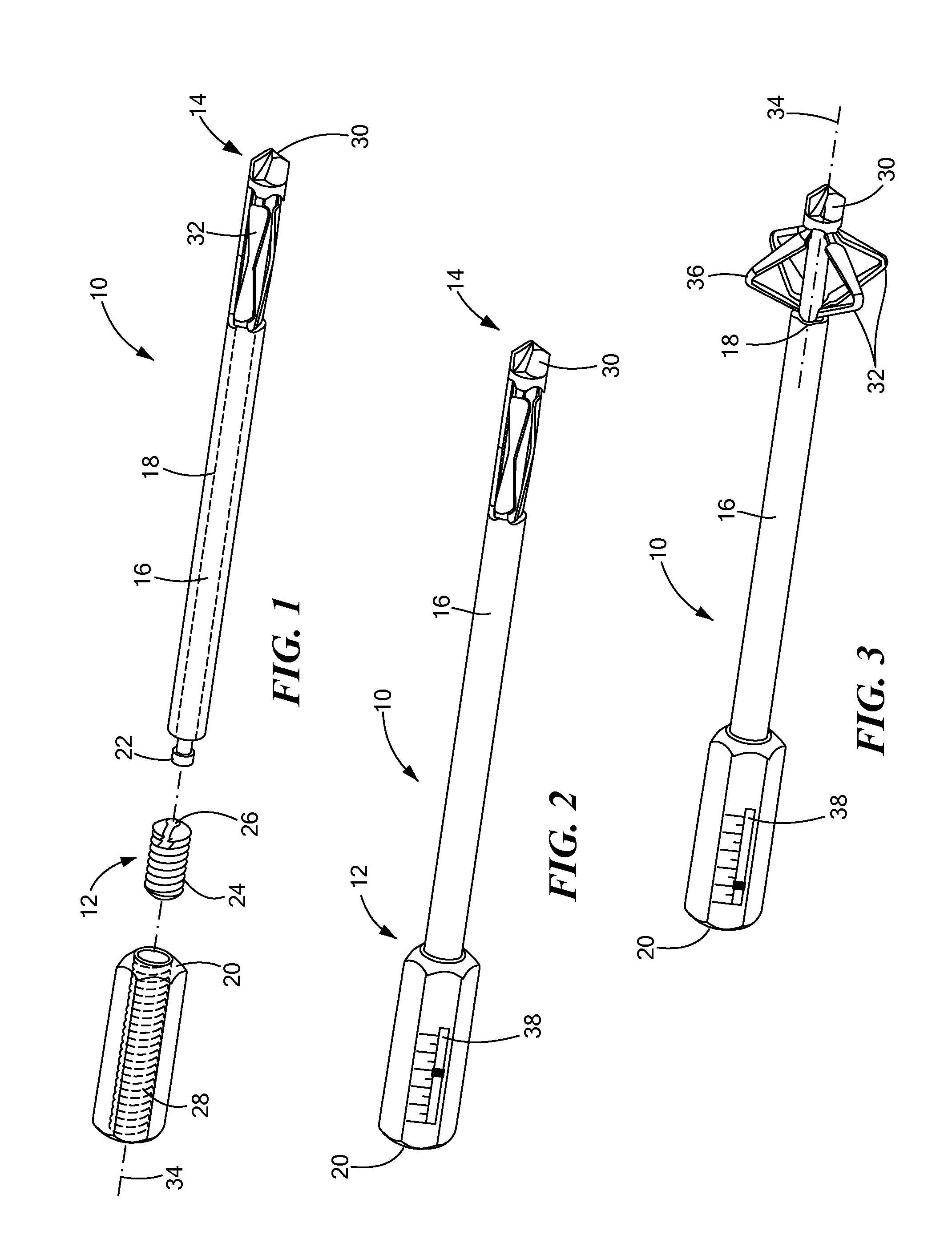 Expandable retrograde drill