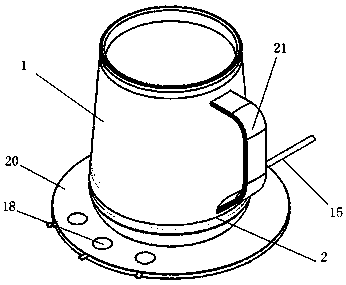 Constant-temperature cup and usage method thereof