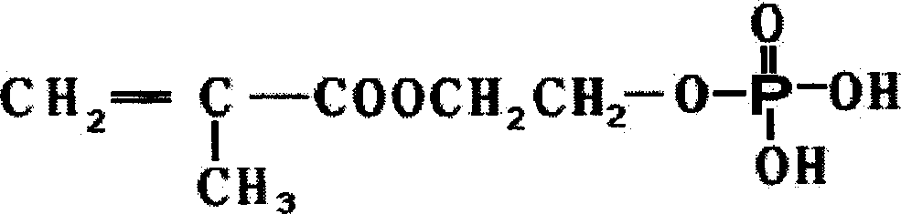 Methacrylic acid phosphoric acid ester slushing polymerisable emulsifier and its preparing method