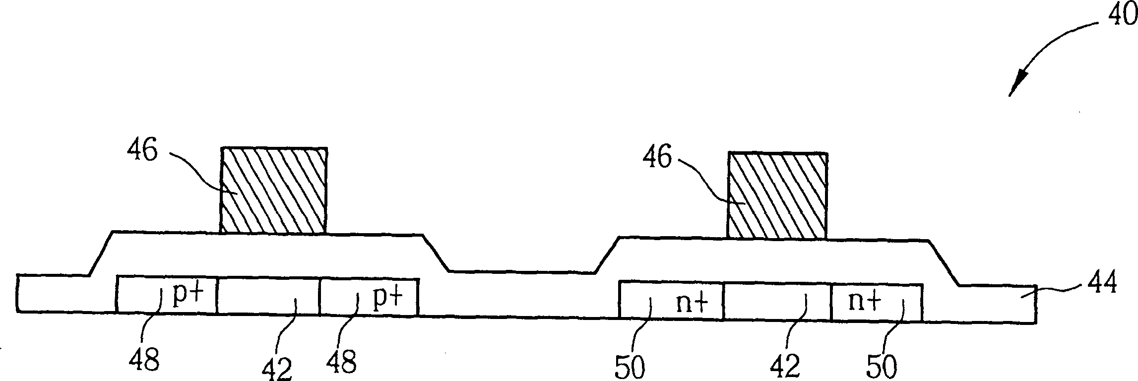 Method for reducing leakage current on surface of base plate in thin film  transistor