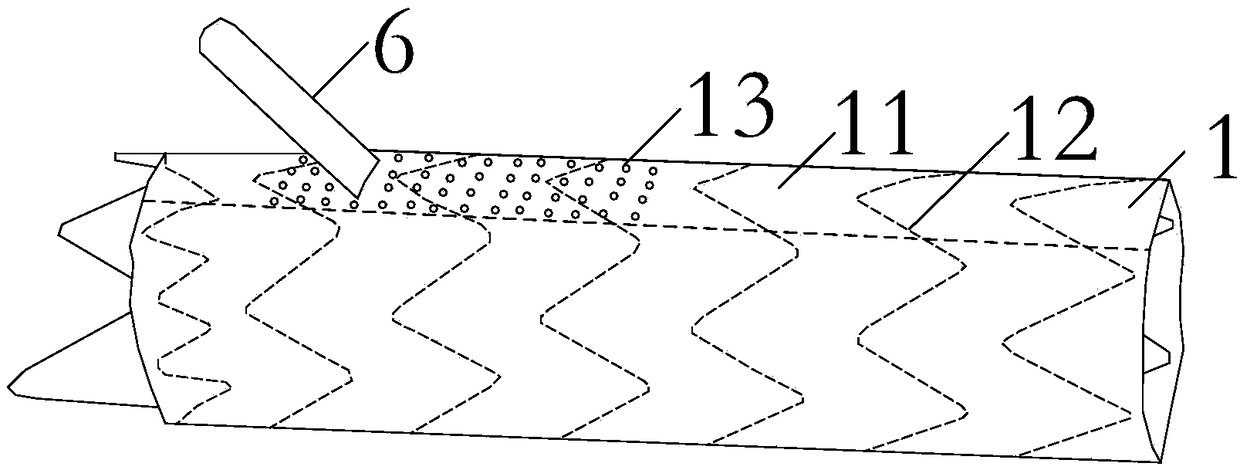 Lattice open-window type aortic stent assembly for transplantation operation