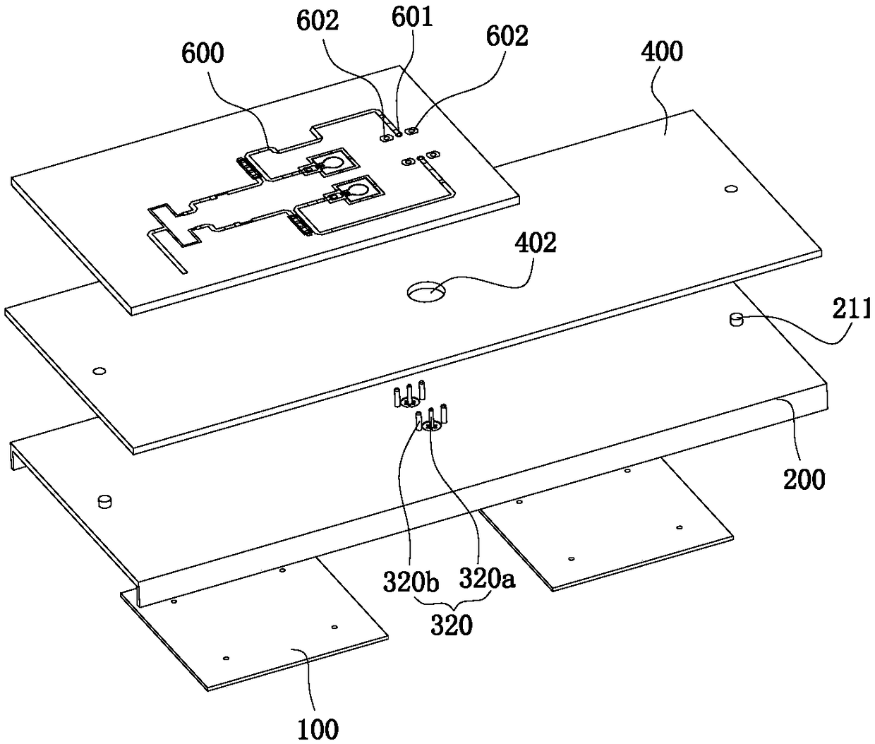 Large-scale array antenna and antenna module and antenna unit thereof