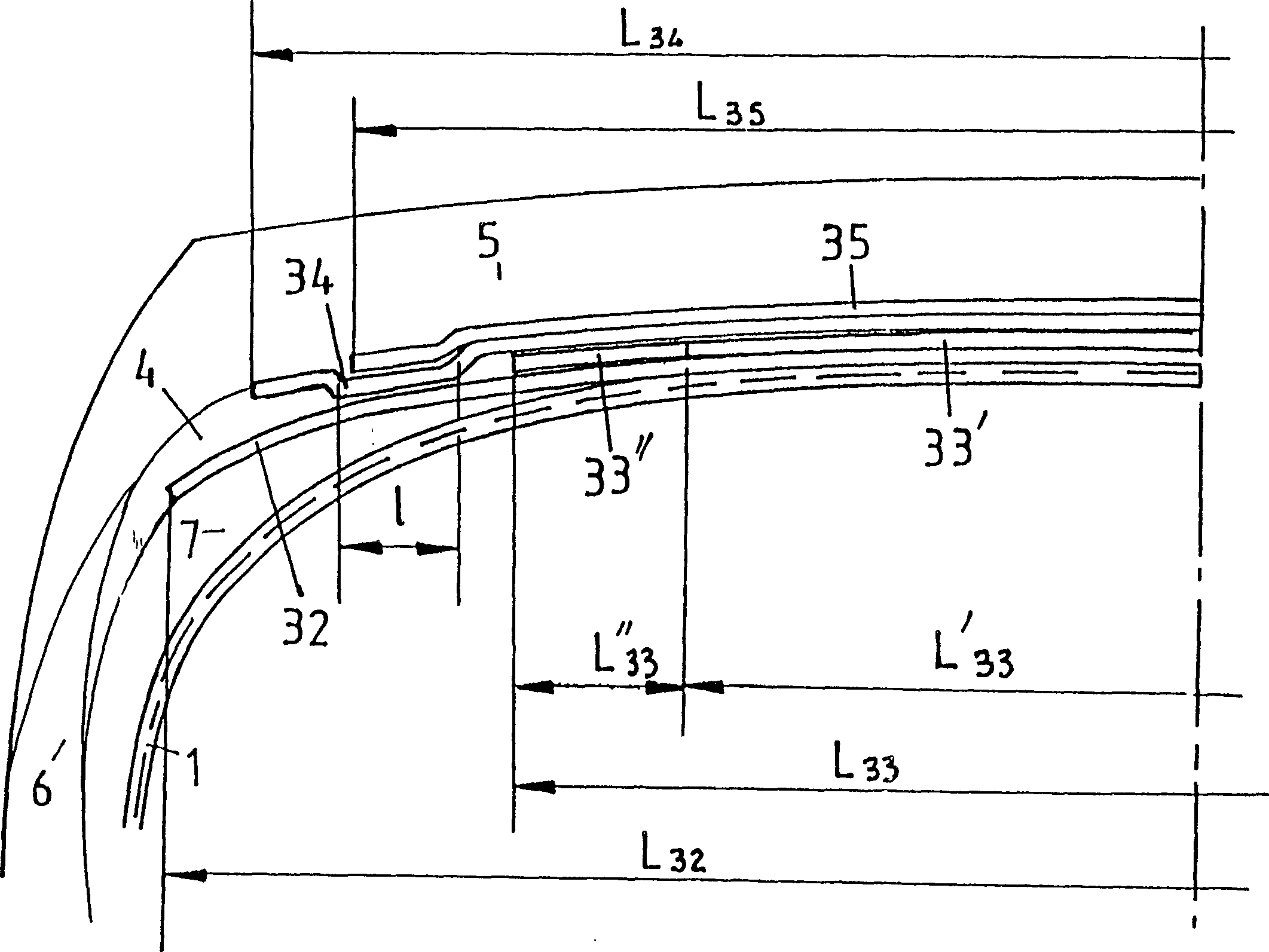 Radial tyre crown reinforcement