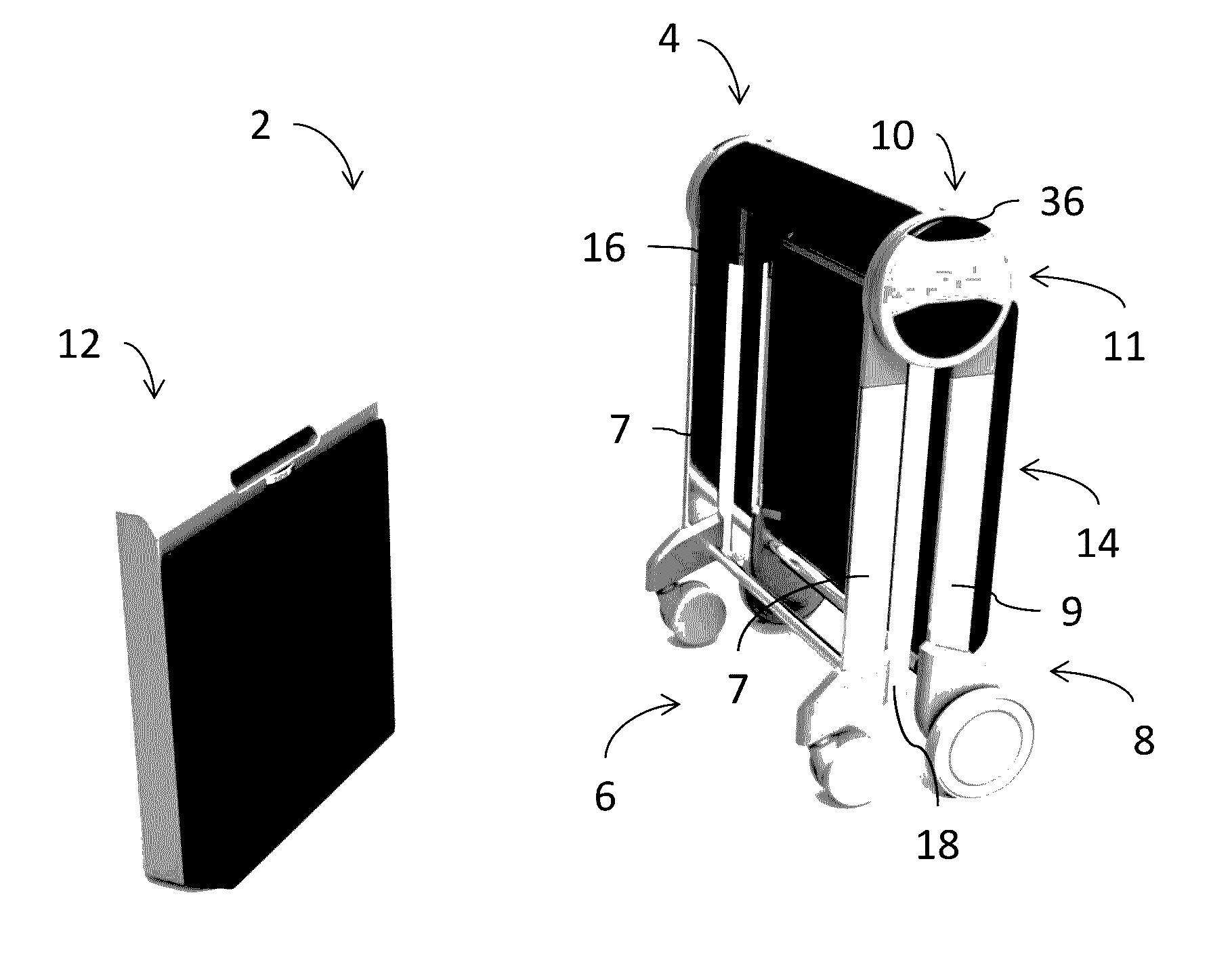 Portable medical cart system