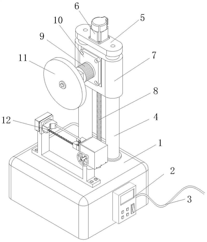 Multi-surface grinding processing device for rectangular workpiece