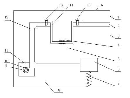 Optical fiber grating acceleration sensor and test method thereof