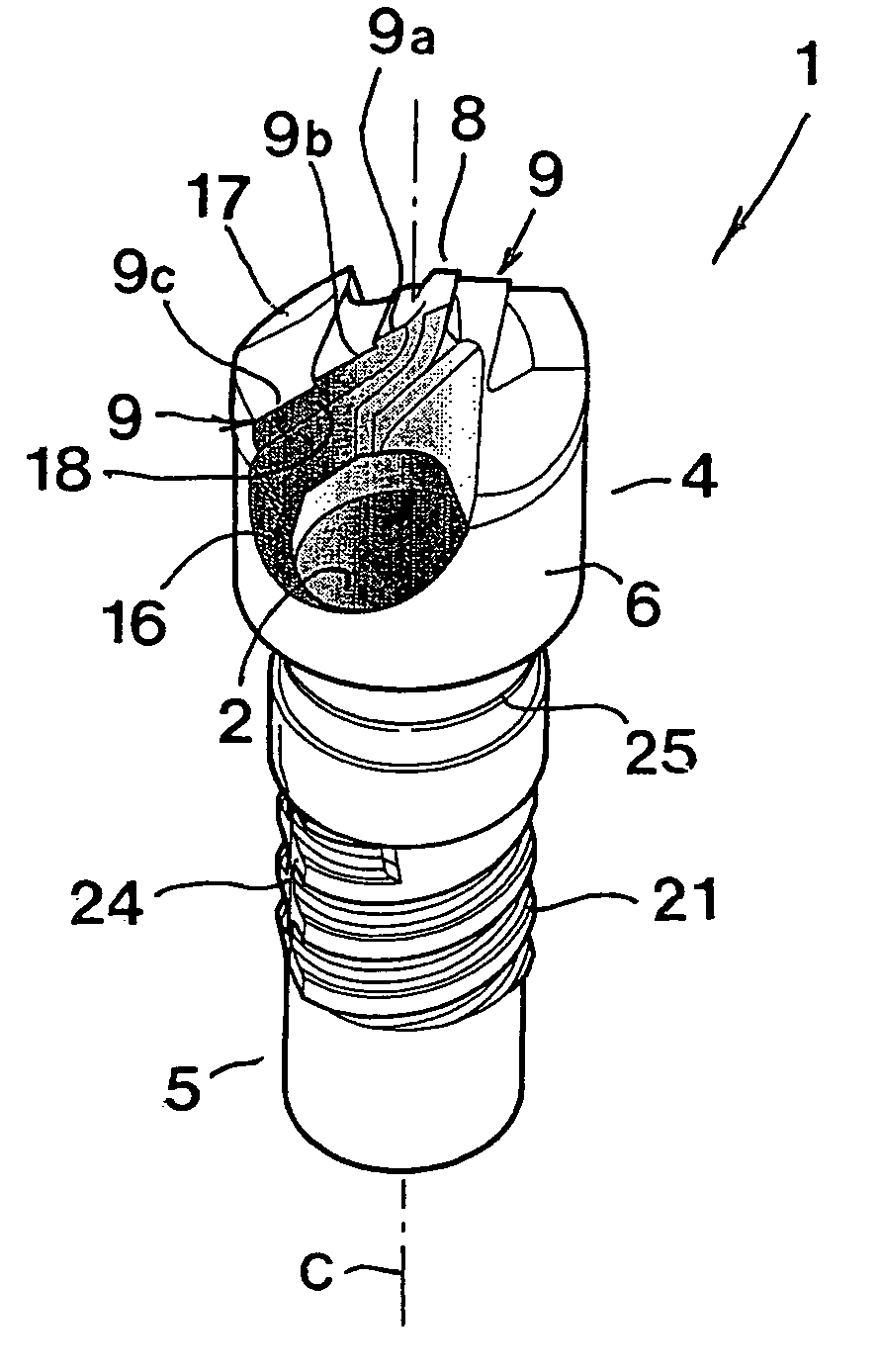 Edge-carrying drill body having an internal chip-removal channel