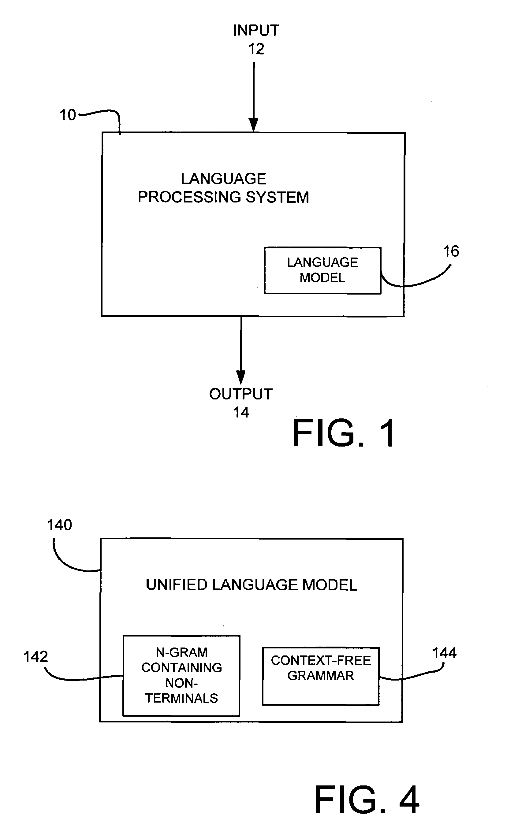 Creating a language model for a language processing system