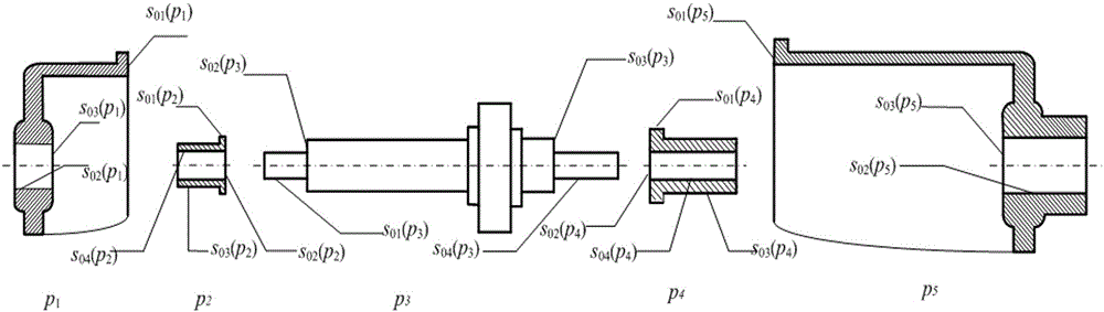 Automatic generation method for assembly tolerance synthesis of complex assembly body