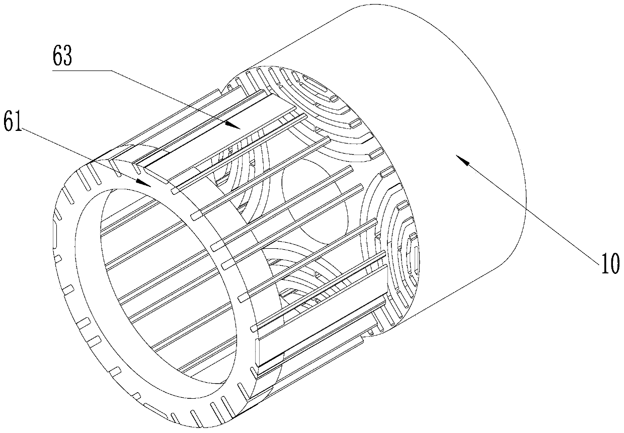 Synchronous reluctance motor rotor structure, motor and compressor