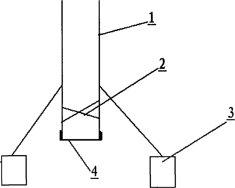 Four-leg moxibustion tube