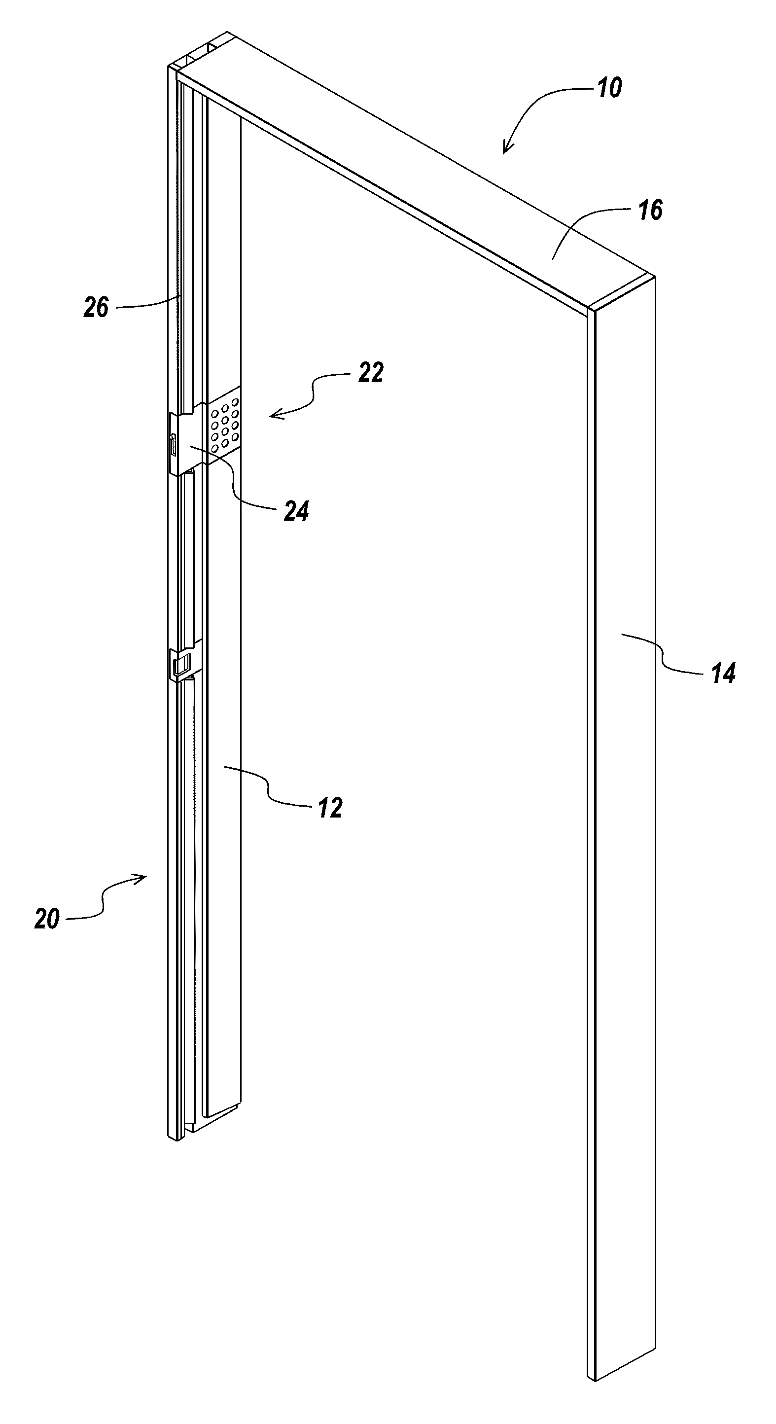 Door lock assembly for a dwelling