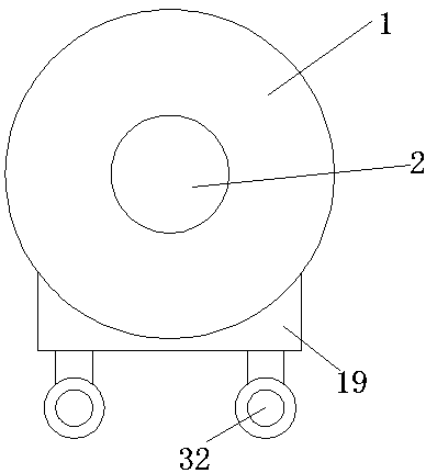 Rope feeding device for ship