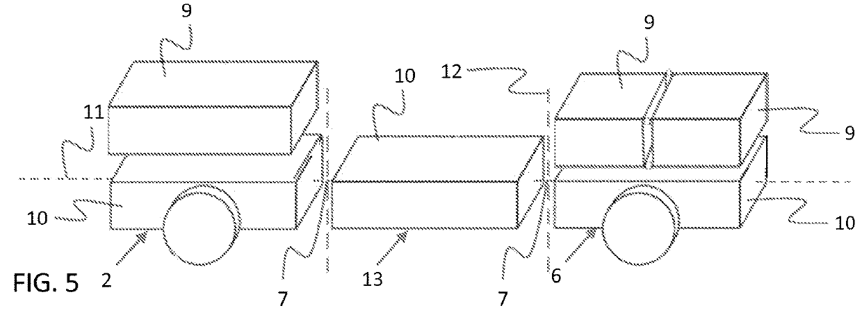 Assembly and method for enabling rotational motion in a vehicle or mobile working machine