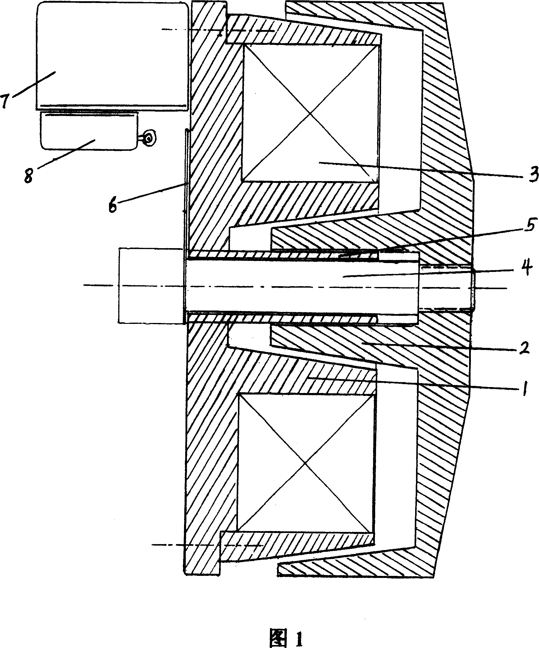 Electromagnetic driver unit of block type braker