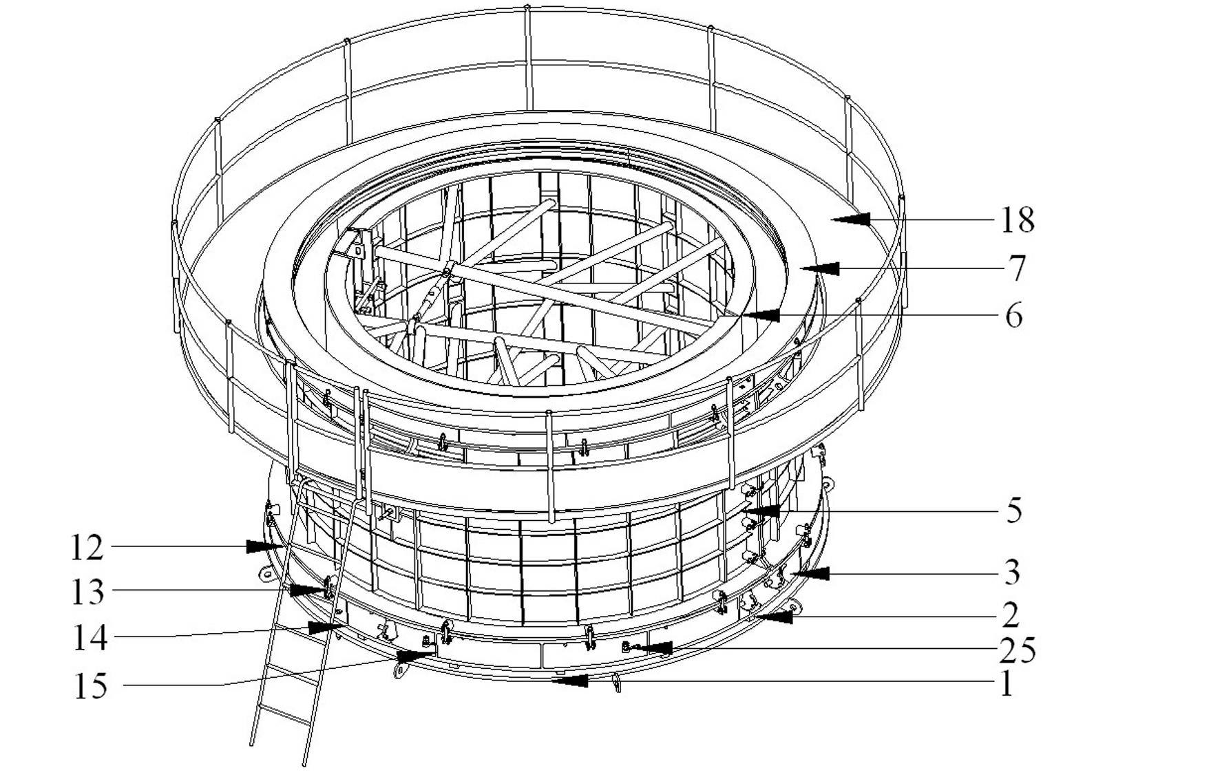 Method for moulding female end of heavy caliber socket reinforced concrete pipe