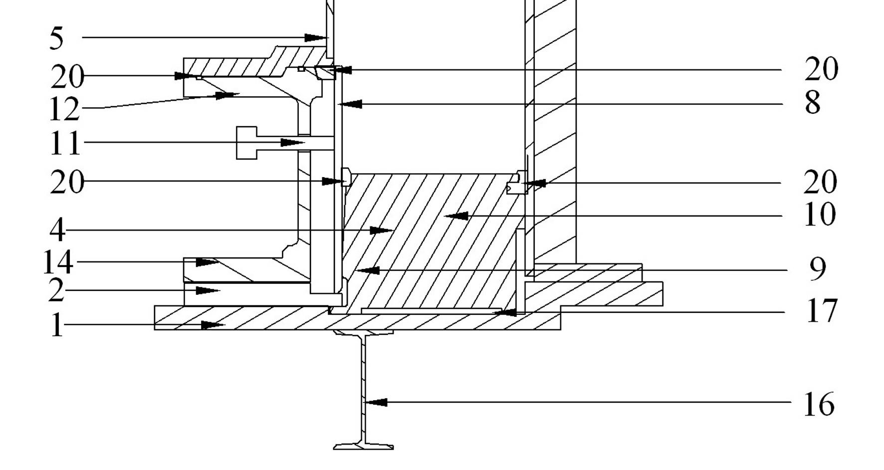 Method for moulding female end of heavy caliber socket reinforced concrete pipe