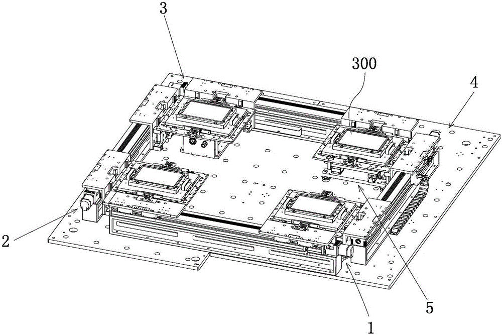 Adhesive dispensing attaching machine