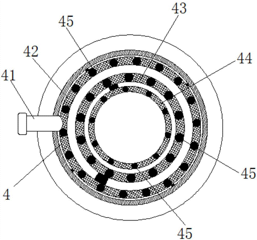 A walnut shell filter