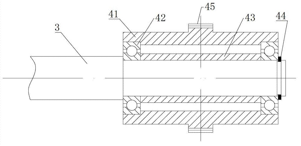 Continuous fiber-manufacturing device