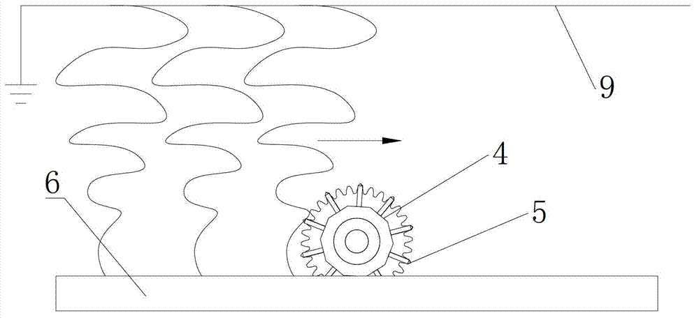 Continuous fiber-manufacturing device