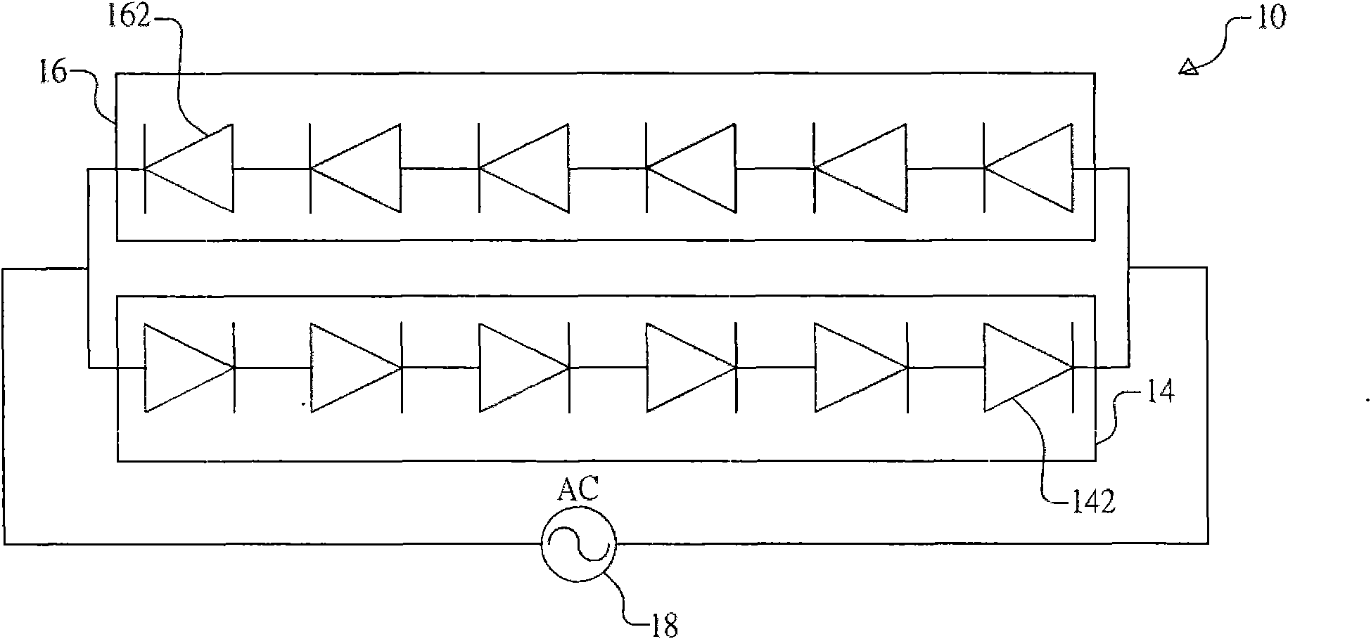 Alternating current light-emitting device