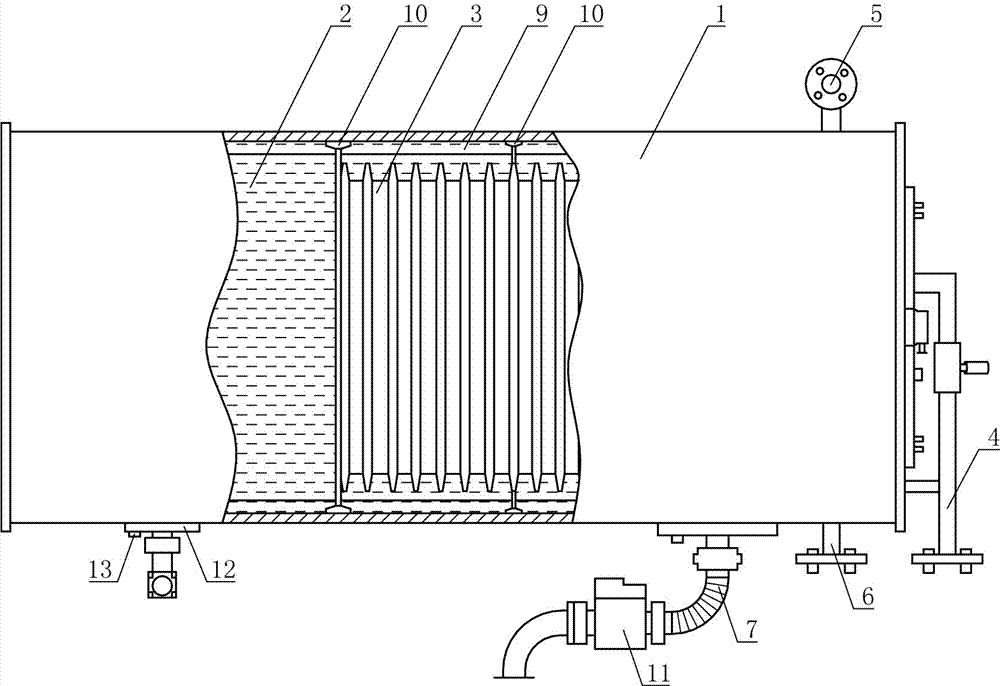 Metal corrugated pipe type oil storage cabinet