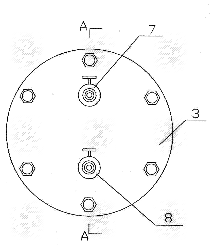 Rock core holder for measuring transverse permeability of sandstone-type uranium deposit rock core