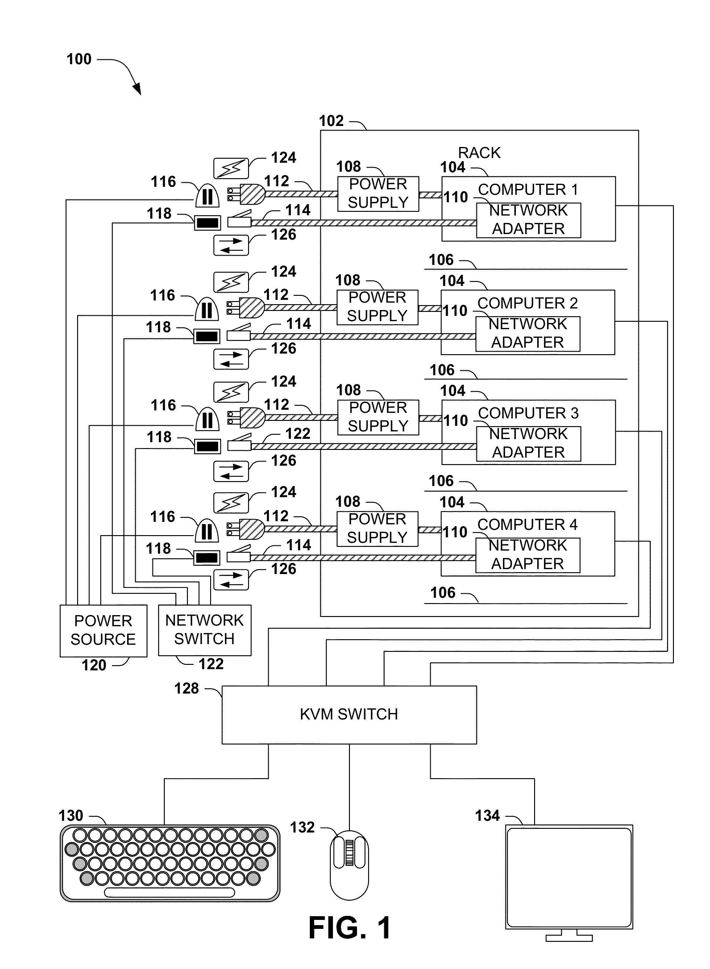 Tray and chassis blade server architecture