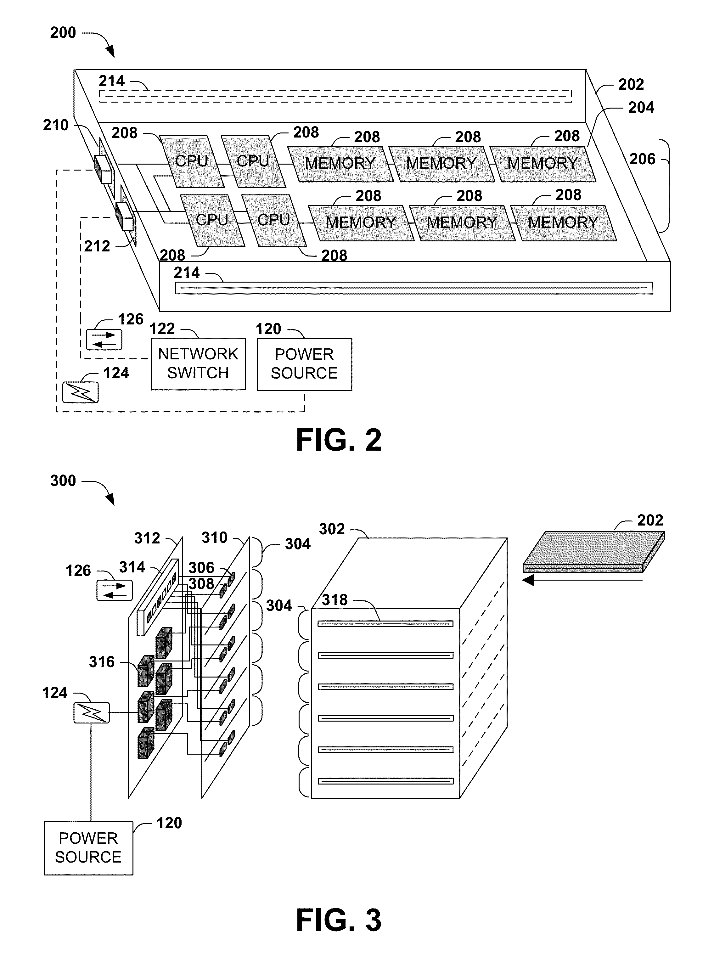 Tray and chassis blade server architecture