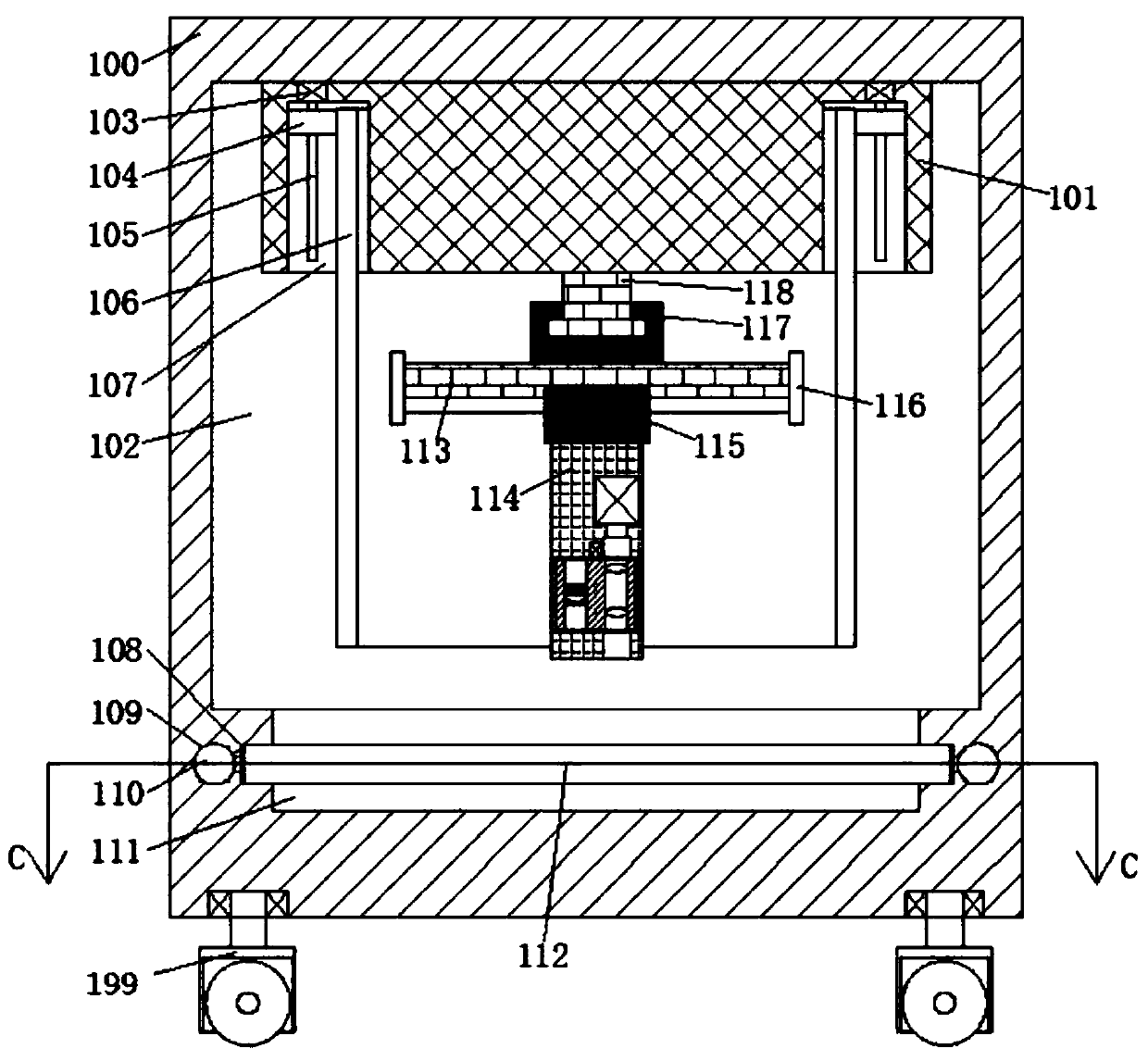 Convertible internal and external engraving laser equipment