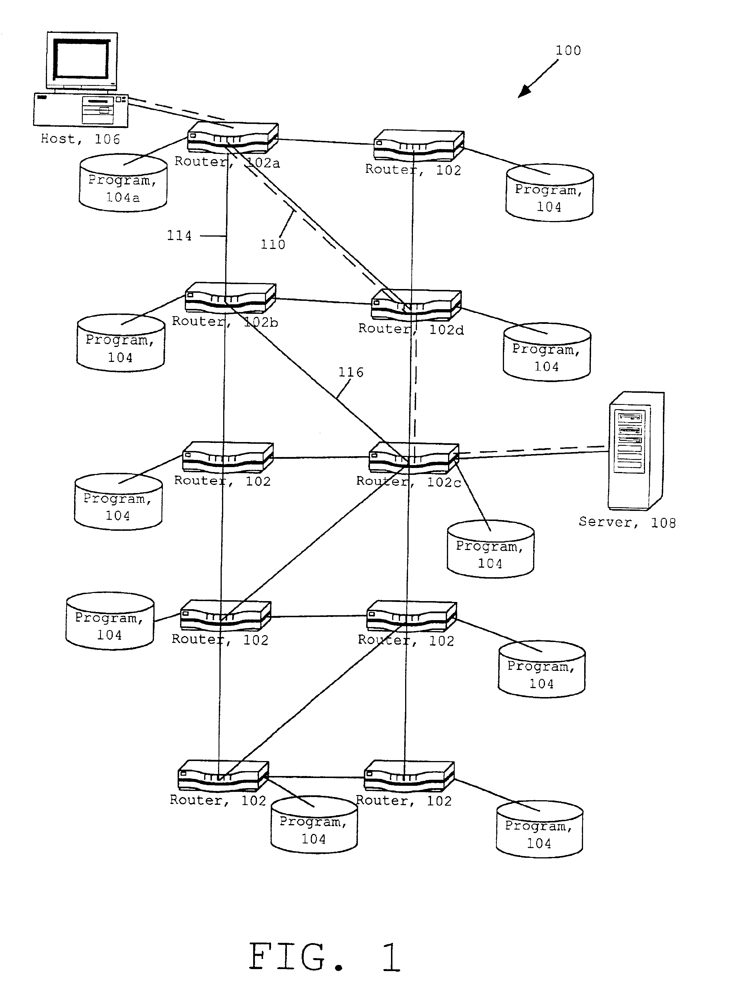 Computing and using resource colors for composite links