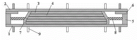 Inner round platform frictional sliding isolation bearing