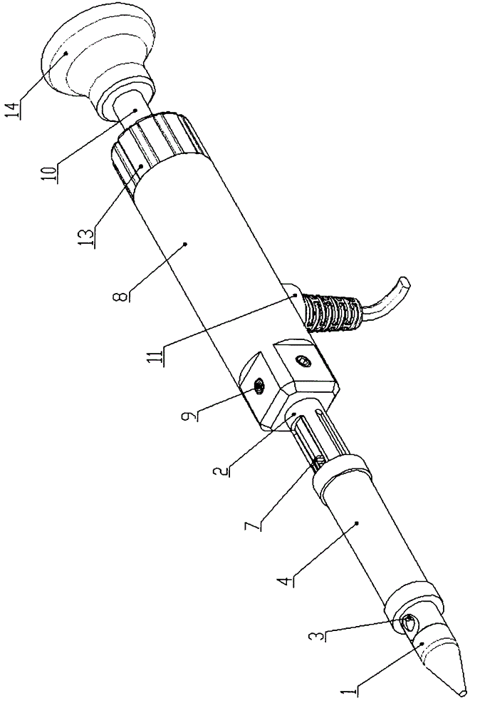 Tin-dropping electric soldering iron