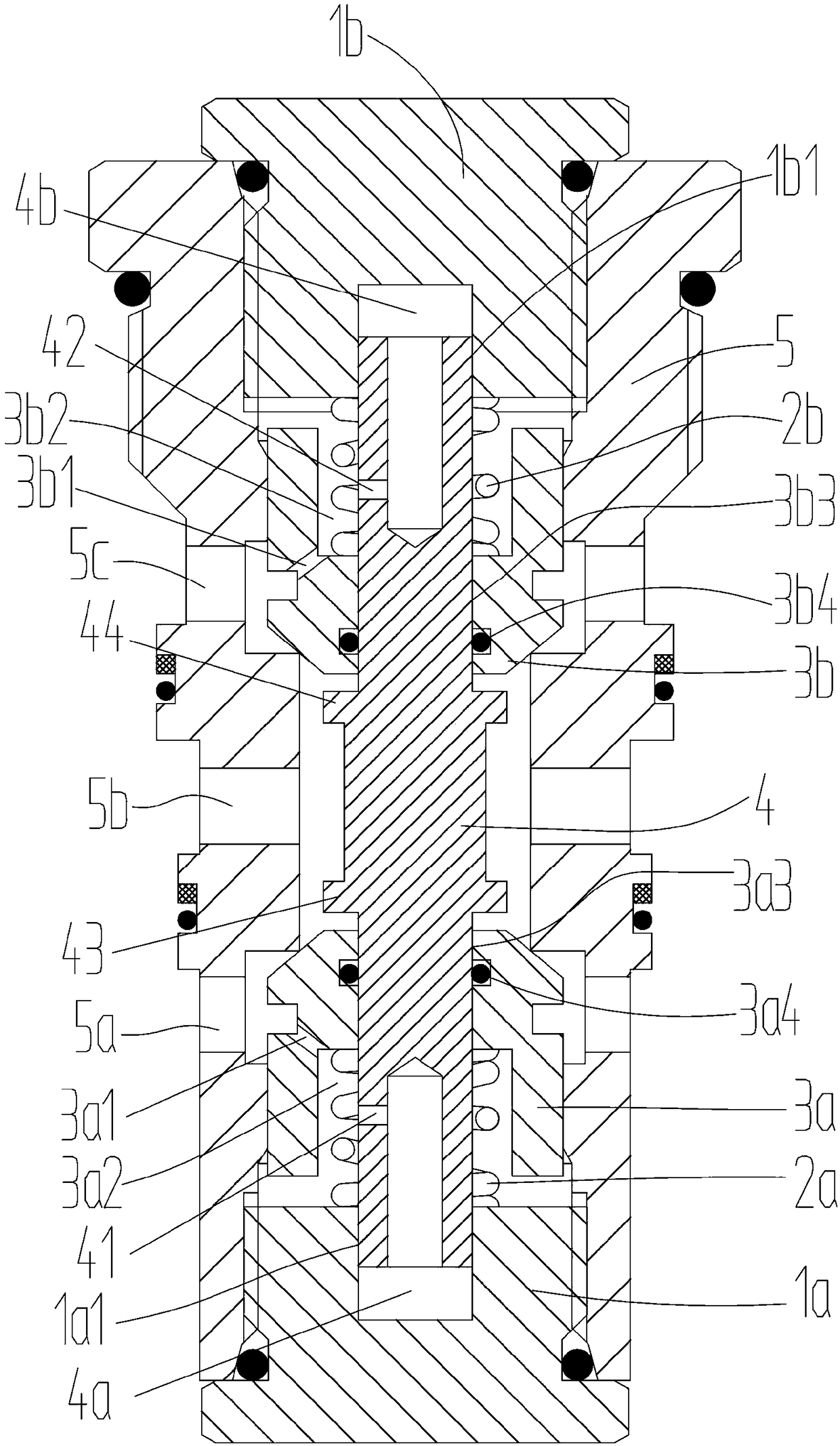 Oil distribution valve