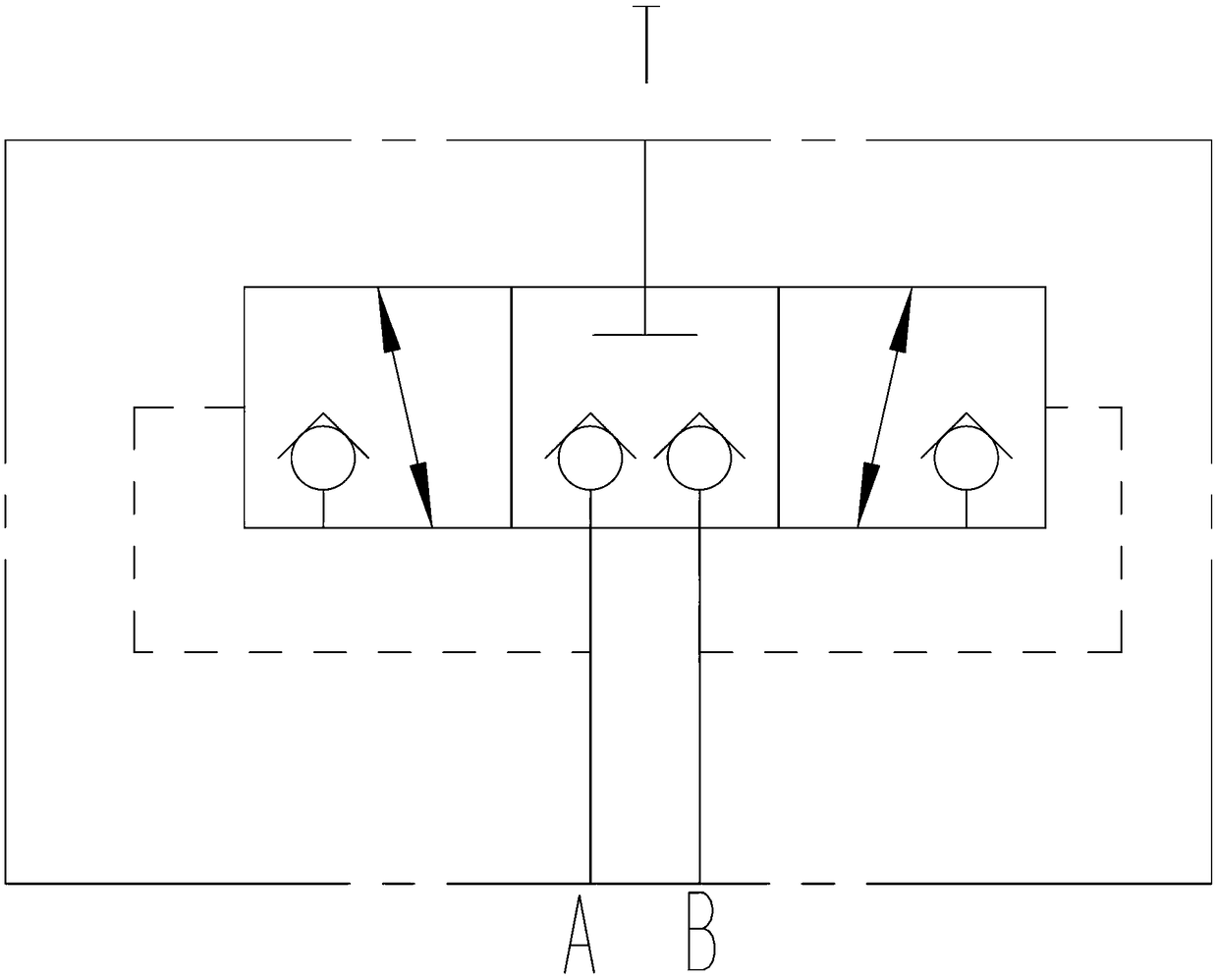 Oil distribution valve