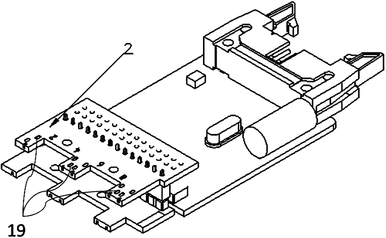 Knitting machine electromagnetic needle selection machine drive plate and knitting machine electromagnetic needle selection machine