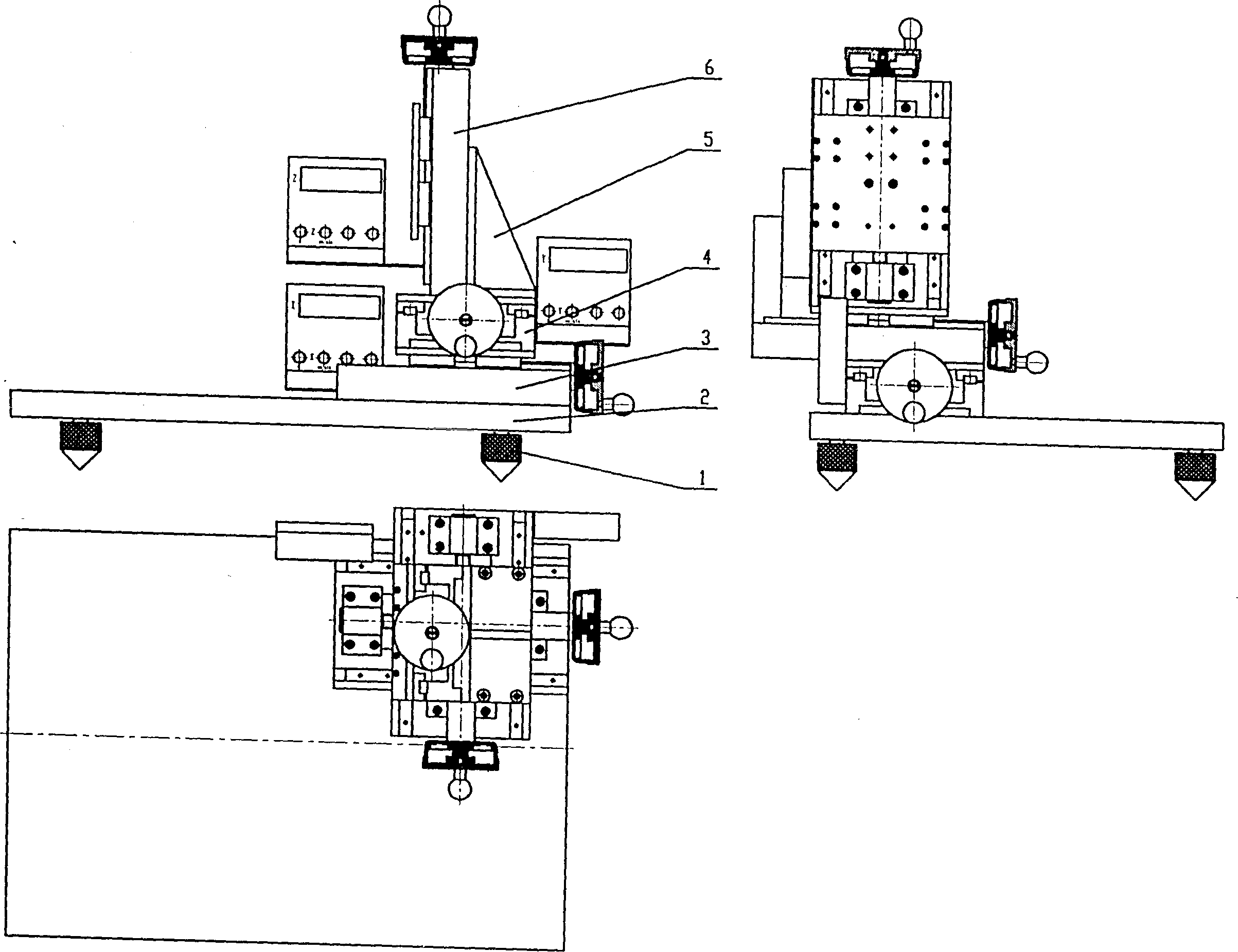 Tricoordinate precision moving platform