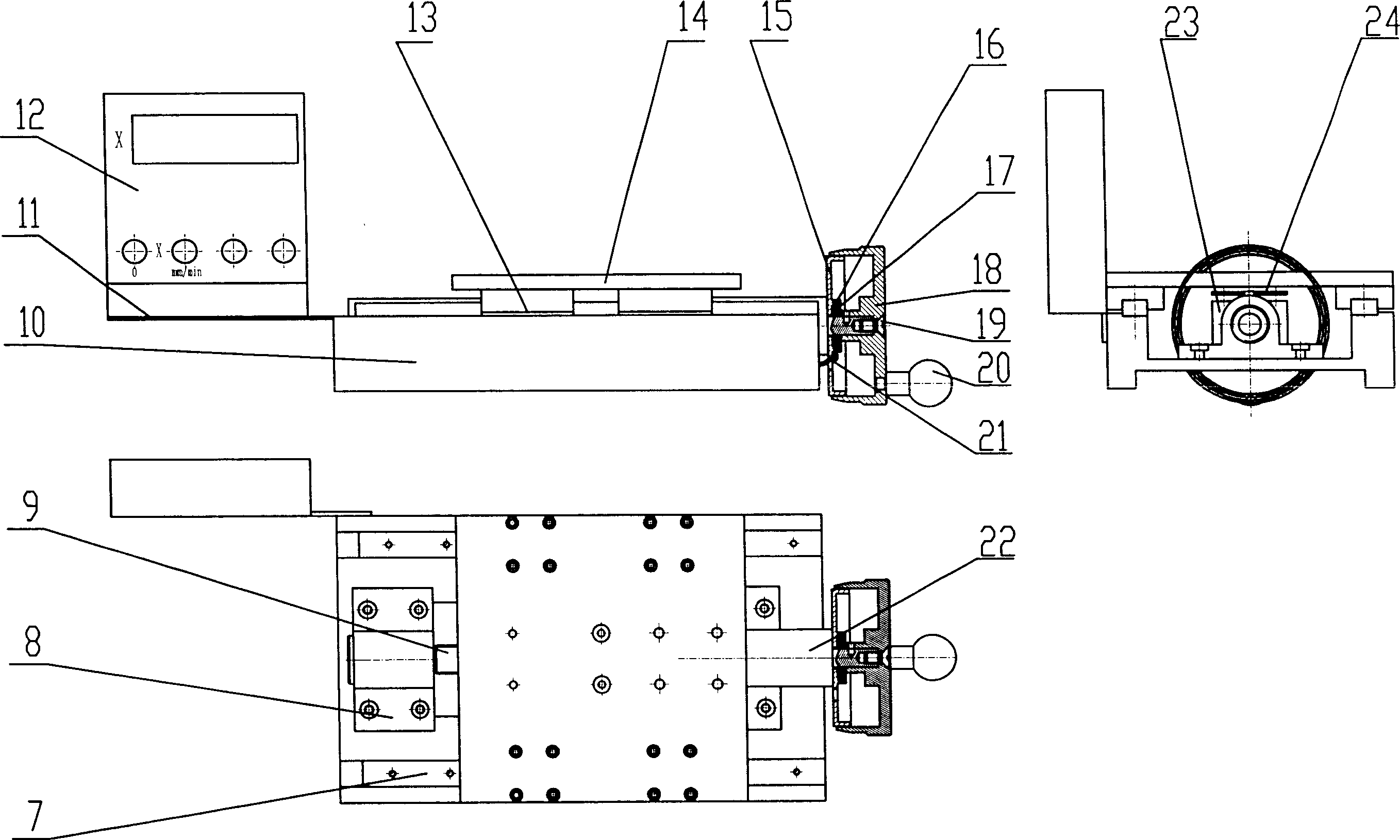 Tricoordinate precision moving platform