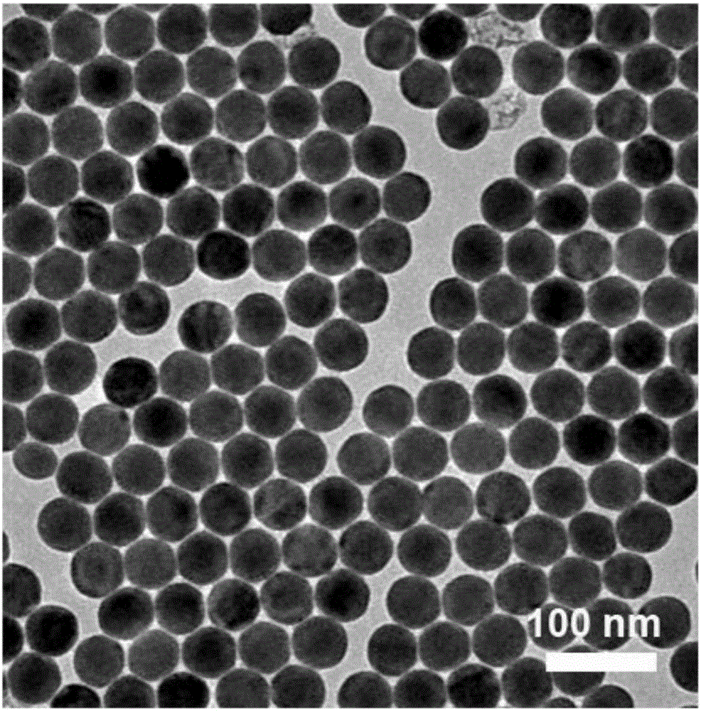 Preparation method for core-shell structure drug carrier for real-time monitoring drug release through near-infrared light stimulation