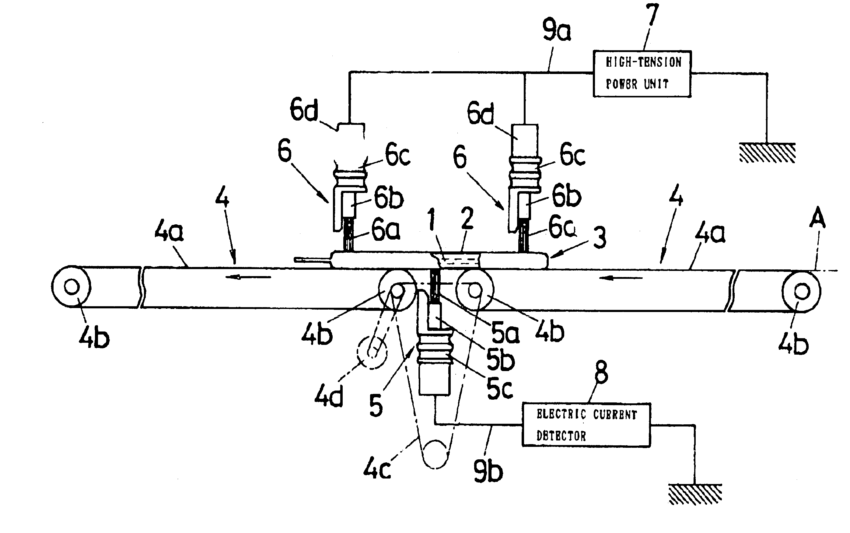 Device for inspecting hermetically sealed packages