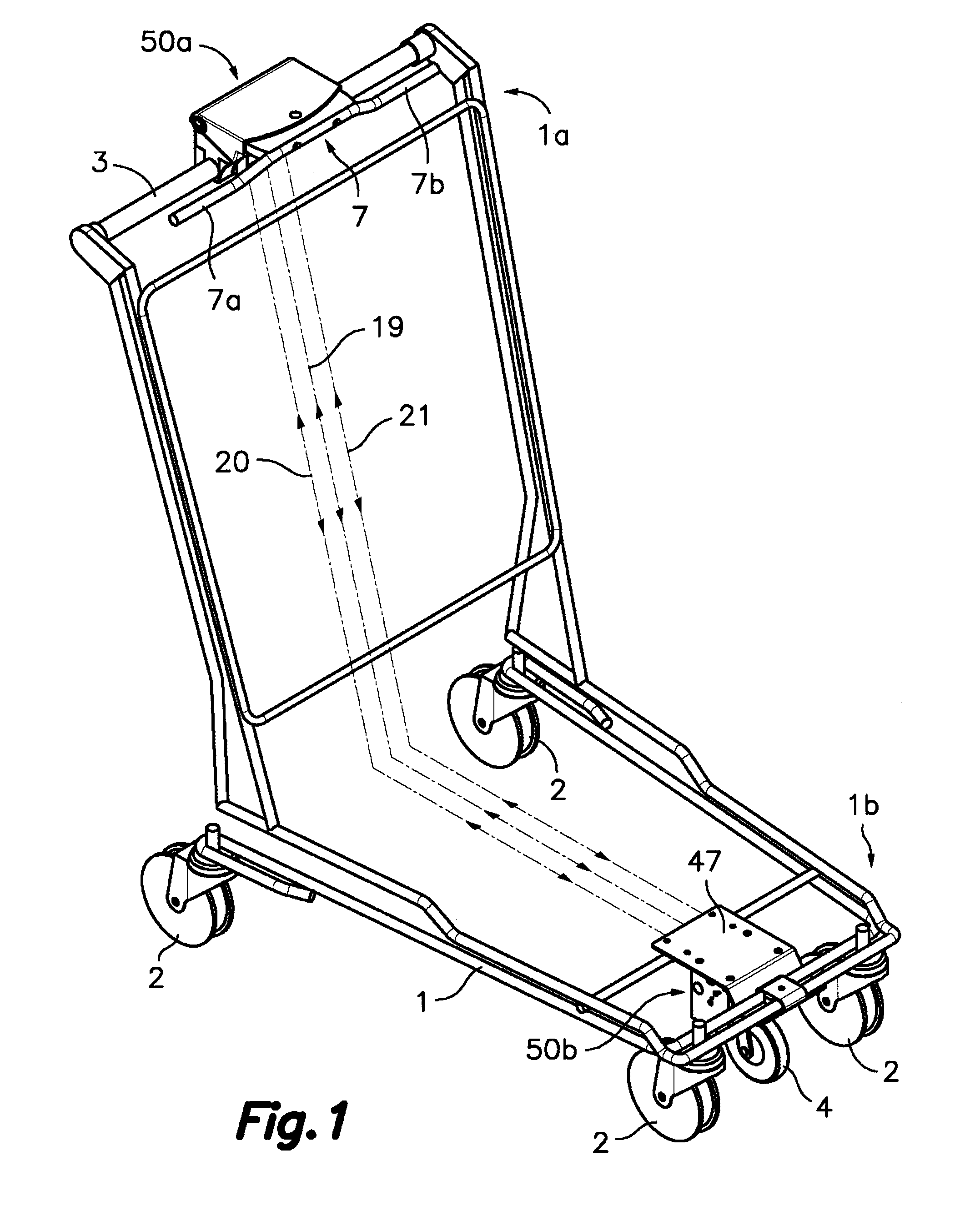 Steering assembly for a human-driven vehicle, and human-driven vehicle